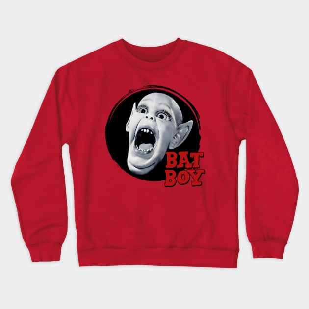 Bat Boy Crewneck Sweatshirt by Zbornak Designs